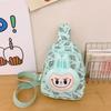 Bolsa Nueva para Niños Otoño 2024 Muñeco de Peluche de Dibujos Animados Tela Oxford Bolsa de Pecho Cruzada al Hombro Bolsa Casual para Bebé