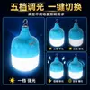 Iluminación para Puestos de Mercado Nocturno, Bombillas Recargables de Bajo Consumo, Luces para Acampar al Aire Libre, Luces de Emergencia, Duraderas al por Mayor