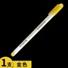 Marcador Highlighter en Blanco, Plata y Oro, Pintura Marcadora Acrílica para Retoques y Marcado, Específicamente para Arte y Dibujo Estudiantil