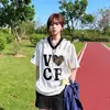 Camiseta Verão Estilo Americano Transfronteiriça para Homens e Mulheres, Camisa com Estampa de Leopardo em Coração, Manga Curta Retrô Solta Casual Secagem Rápida Gola V Tendência