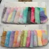 Varias muestras de tarjetas de color de peluche otoño e invierno nuevo pelo de conejo tela de pelo estilo elegante imitación de visón peluche de pelo de conejo tela de peluche ropa