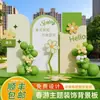 Decoraciones de Moda para Exteriores con Temática de Primavera para Team Building, Montaje de Ambiente, Salidas de Primavera, Campamentos de Verano, Tablero Kt y Fondo de Centro Comercial