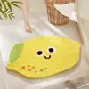 Tapete Transfronteiriço, Tapete de Chão para Banheiro Formato Especial Imitação de Pêssego Cashmere, Capacho Absorvente Doméstico, Tapete de Quarto Estilo Cartoon Fofo
