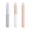 Pincel para Labios, Pincel para Lipstick, Pincel Difuminador, Cabeza Redonda Pequeña con Tapa, Mini Pincel Portátil para Labios, Pincel para Bálsamo de Labios y Corrector, Pincel de Maquillaje Profesional