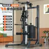 Máquina de Jaula Pequeña de un Solo Lado para Remo Sentado y Entrenamiento de Espalda, Equipo de Fitness para Ejercicios de Jalón Alto