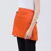 Ropa de Trabajo, Mandil de Media Cintura, Mandil de Media Cintura para Mesero, Mandil de Trabajo para Cafetería y Casa de Té con Bolsillos, Pequeño Catering, Sin Mangas
