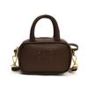 2025 Nova Bolsa Infantil Coreana Simples Cor Sólida Estilo Ocidental Carta Bolsa de Bebê Mini Bolsa de Boliche Infantil