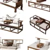 Nueva cama Arhat de madera maciza estilo chino, sofá cama para sala de estar estilo Ming para apartamentos pequeños, silla Arhat Zen simple de doble uso