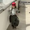 Outono 2026 Huzhou Zhili Roupa Infantil Estilo Coreano Primavera Algodão Lavado Calça de Trabalho Calças Meninas Meninos 7560