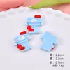 Casal Urso Coelho Fofo Sonhador Resina Pequenos Acessórios Cola Creme Joias DIY Capa de Celular Adesivo de Geladeira Grampo de Cabelo