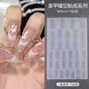 Pegatinas para Uñas, Grandes y Pequeñas Estilo Francés Copo de Nieve Navideño Fuegos Artificiales Pegatina Adhesiva Transparente Pegatinas Huecas, Decoración de Uñas al por Mayor