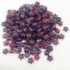 30 peças de flores de cerejeira tridimensionais de 11 mm, esmalte colorido, flores com furo médio, material para grampo de cabelo antigo feito à mão diy, adorno de cabeça