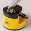 Afia Faca de Ventosa Pato Amarelo, uma ferramenta de afiar facas rápida e fácil para uso doméstico, um afia facas mini, rápido e multifuncional para a cozinha