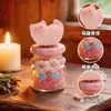 Pal Little Wish Caixa Surpresa de Energia Garrafa de Desejos de Pedra de Cristal Figura de Gatinho Giratório Presente