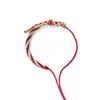 Pulsera de Media Cuenta y Media Cuerda Tejida a Mano, Nueva Tendencia Nacional Cuerda de Mano Semi-Terminada, Pulsera Original Pulsera de Cuentas DIY