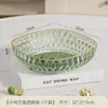 Bandeja de Frutas com Alto Valor Estético para Mesa de Centro de Sala de Estar, Bandeja de Plástico para Sementes e Frutas Secas, Popular em Bares KTV, Bandeja de Luxo Leve para Nozes e Petiscos