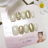 10 Piezas de Uñas de Manicura Hechas a Mano Codificadas, Uñas Portátiles, Nuevos Parches para Uñas, Uñas Portátiles en Relieve de Lujo Accesible, Uñas Cortas