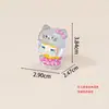 Animales de Sanrio que Brillan en la Oscuridad Bolsa Sorpresa Figuras Lindas Accesorios DIY Llavero Adornos de Escritorio Piezas de Resina
