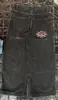 JeansJnco Y2K Personalizado para E-commerce Transfronteiriço, Modelo Largo com Bordado Vintage, Estilo Streetwear Hip-Hop, Calça Masculina de Perna Larga Harajuku