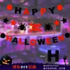 Bandera de Halloween Flor de Papel de Dibujos Animados Decoraciones para Eventos y Fiestas Bandera Triangular Bandera Bandera de Calabaza
