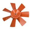 Aspas de ventilador de aleación de aluminio de ángulo ajustable a prueba de aceite a prueba de polvo resistentes a altas temperaturas engrosadas no fáciles de deformar o romper aspas de ventilador de aluminio fundido