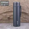 Copo Térmico de Negócios para Homens e Mulheres, Grande Capacidade, Copo de Chá Portátil para Carro, Garrafa de Água para Esportes ao Ar Livre, 1 Litro 800ml