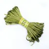 Pulsera de nudo de maíz No. 5 No. Cuerda para colgante tejida a mano DIY de 7 nudos material para pulsera de cuerda roja Jade Negro