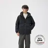 Colección de invierno nueva para hombre Enbu: chaqueta de plumón engrosada, con capucha, casual y versátil, una opción de abrigo simple y unisex