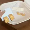 Pendientes Nuevos de Goteo de Aceite en Forma de C, Casuales, Sencillos, Personalizados, Modernos, Pendientes de Diseño Exclusivo, Pendientes de Lujo Ligero y de Gama Alta