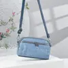 Bolso Bandolera Nuevo para Mujer Bolso Pequeño Mini Billetera para Monedas Gran Capacidad Doble Cremallera Cartera Pequeña Bolso de Hombro Bolso de Mujer