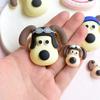 Accesorios de resina con forma de cachorro de dibujos animados, funda para teléfono, accesorios para el cabello, taza, crema, pegamento, accesorios de bricolaje pj687