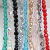 Accesorios de bisutería de moda al por mayor material DIY cuentas de cristal nuevas 4/6/8 mm cuentas de pan cuentas de cara brillante talladas