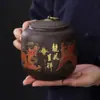 Fabricante Original Roxo Areia Recipiente para Chá Recipiente Selado Recipiente de Armazenamento de Chá Caixa de Embalagem de Chá para Presente Caixa de Presente Vazia Armazém de Chá À Prova de Umidade