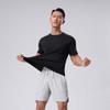 Camiseta de secado rápido de nylon transfronteriza para hombre Amazon ebay fitness running cuello redondo deportiva manga corta de seda helada top de entrenamiento