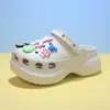 Verano Nuevo Estilo Zapatos con Agujeros de Ballena para Mujer Verano Suela Gruesa Aumentan la Altura Antideslizantes a Prueba de Olores Suela Suave Zapatos de Playa para Mujer Dos Formas de Usar