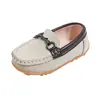 Zapatos de Cuero sin Cordones para Niños Primavera 2026 Zapatos para Bebés de 1-3 Años Mocasines para Niños Pequeños Zapatos Negros de Rendimiento Zapatos Blancos