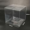 Caja de regalo grande de PVC transparente y plegable, disponible en stock, para muñecas de juguete, a prueba de polvo, caja de embalaje transparente.