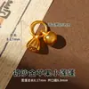 Acessórios para Pulseira DIY de Vagem de Lótus de Cristal Natural Ágata Jade Contas Douradas Atacado Lótus Boa Sorte