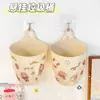 Cubo de almacenamiento de pared para dormitorio tamaño mini pequeño cubo de basura colgante para escritorio de estudiante multiusos cubo de almacenamiento para papelería y artículos varios