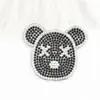 Nova Moda Adesivos de Tecido para Filhotes de Pet Desenho Animado Cola Hot Melt Malha Strass Estampagem a Quente Roupas Bolsas Sapatos e Chapéus DIY