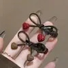 Presilha de Cabelo Coração com Laço para Mulheres, Presilha Lateral Suave e Versátil para Franja, Presilha de Franja Nova de Alta Qualidade Fresca e Doce