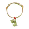 Pulseras de Hilo Coloridas Tejidas Artesanalmente en una Caja de Regalo, Pulseras Pequeñas de Hilo de Zongzi Hechas a Mano para Adultos y Niños, Venta al por Mayor para el Festival del Bote del Dragón