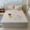 Xiangling Premium Lindo Estilo Ins Grande Dibujo Animado Látex Alfombrilla Juego de Dos o Tres Piezas, Lavable a Máquina