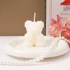 Presente criativo de dia dos namorados feito à mão, vela de aromaterapia com urso de rosas, decoração de quarto e casa, presente de aniversário para meninas