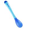 Colher Sensível à Temperatura para Bebê, Utensílios para Alimentação, Colher de Alimentação com Cabeça Macia para Suplemento Alimentar para Bebê, Colher de Peça Única de Silicone com Sensibilidade à Temperatura que Muda de Cor