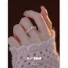 Anillo de Zirconia Ojo de Gato Colorido Nuevo Primavera/Verano 2025 para Mujer, Anillo Abierto Versátil Simple de Gama Alta para Dedo Índice
