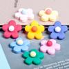 Flor de cinco pétalos pegamento crema epoxi funda para teléfono caja de papelería accesorios para el cabello horquilla colgante llavero accesorios DIY