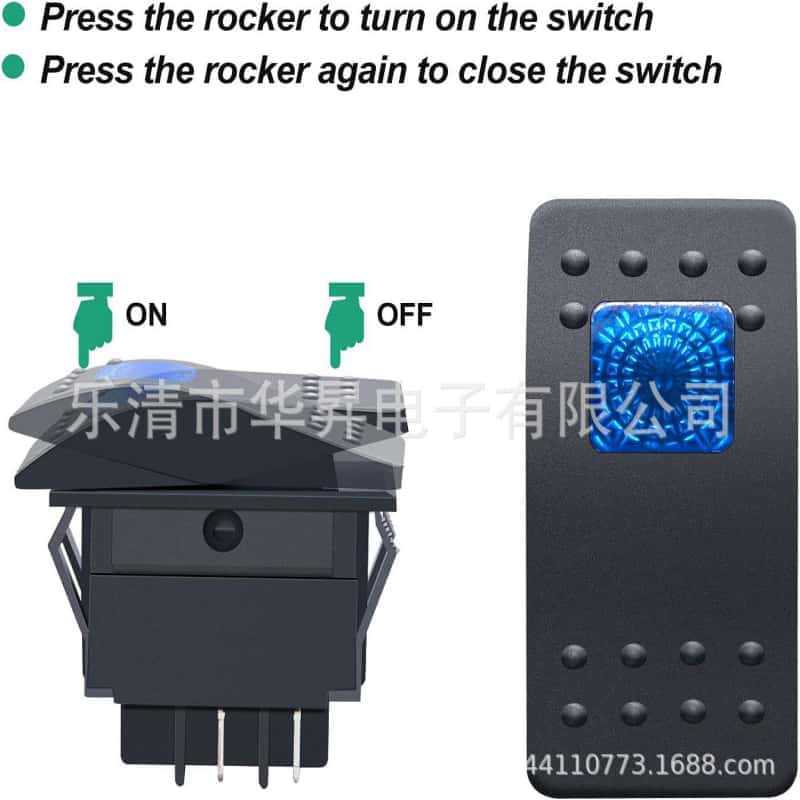 汽车改装船型开关2