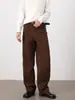 Nirben Denim Jeans Básicos Retro Maillard Estilo Nuevo Americano para Hombre, Pantalones Rectos Holgados de Marca de Moda.