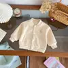 [En Stock] Cw262529 Chaqueta para Niños 2026 Nuevo Producto de Primavera Dibujos Animados Uniforme de Béisbol para Bebé Chaqueta para Niñas